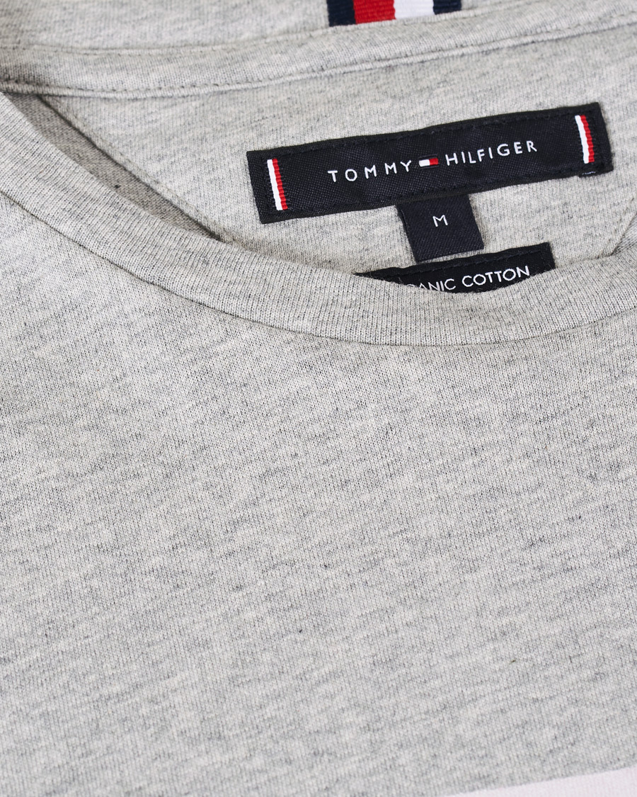 Homme | T-shirts | Tommy Hilfiger | Flag Photo Print Crew Neck Tee Medium Grey Heather