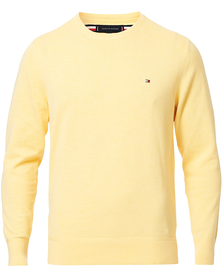 Homme | Pulls Et Tricots | Tommy Hilfiger | Organic Cotton/Silk Crew Neck Pullover Sun Ray