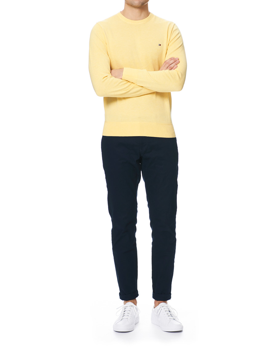 Homme | Pulls Et Tricots | Tommy Hilfiger | Organic Cotton/Silk Crew Neck Pullover Sun Ray