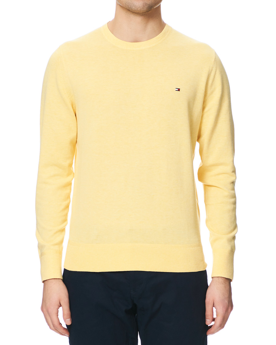 Homme | Pulls Et Tricots | Tommy Hilfiger | Organic Cotton/Silk Crew Neck Pullover Sun Ray