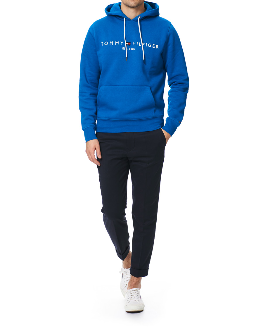 Homme | Pulls Et Tricots | Tommy Hilfiger | Logo Hoodie Regatta Blue