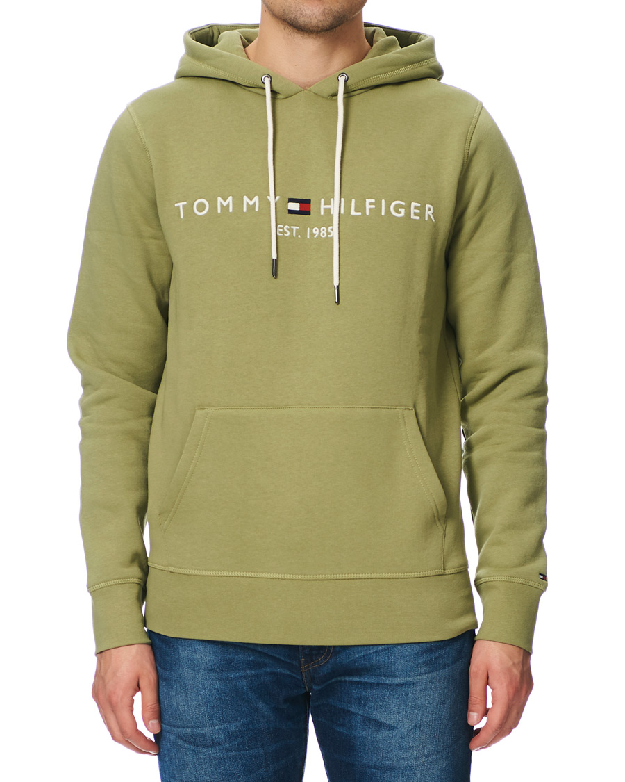 Homme | Pulls Et Tricots | Tommy Hilfiger | Logo Hoodie Faded Olive