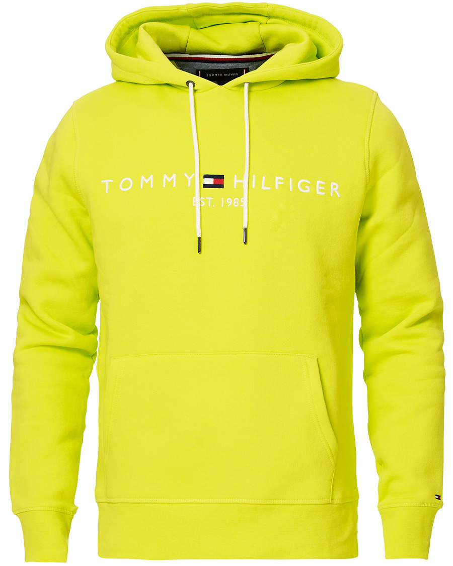 Homme | Pulls Et Tricots | Tommy Hilfiger | Logo Hoodie Lemon Lime