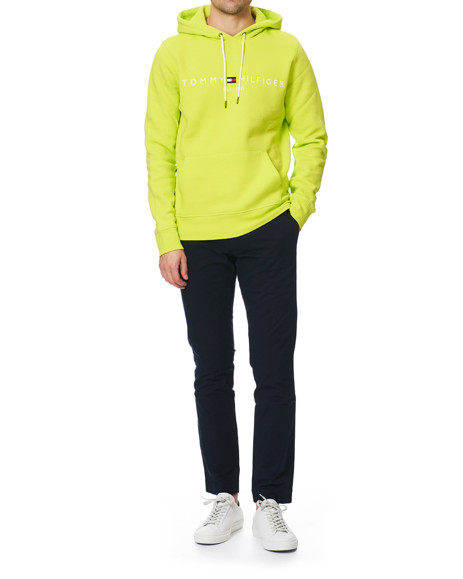 Homme | Pulls Et Tricots | Tommy Hilfiger | Logo Hoodie Lemon Lime