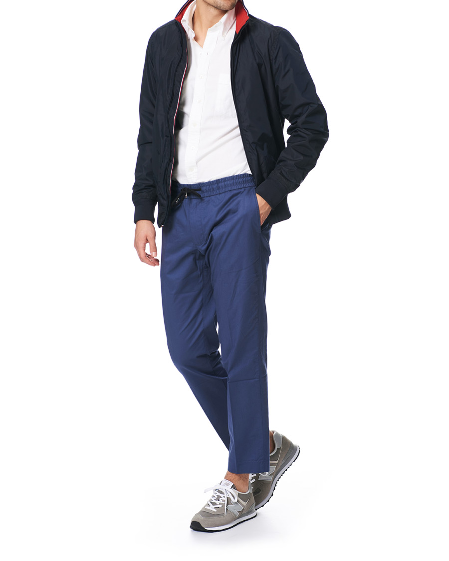 Homme | Manteaux Et Vestes | Tommy Hilfiger | Stripe Rib Bomber Jacket Desert Sky