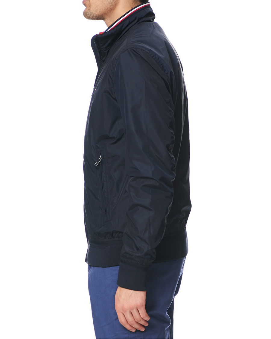 Homme | Manteaux Et Vestes | Tommy Hilfiger | Stripe Rib Bomber Jacket Desert Sky