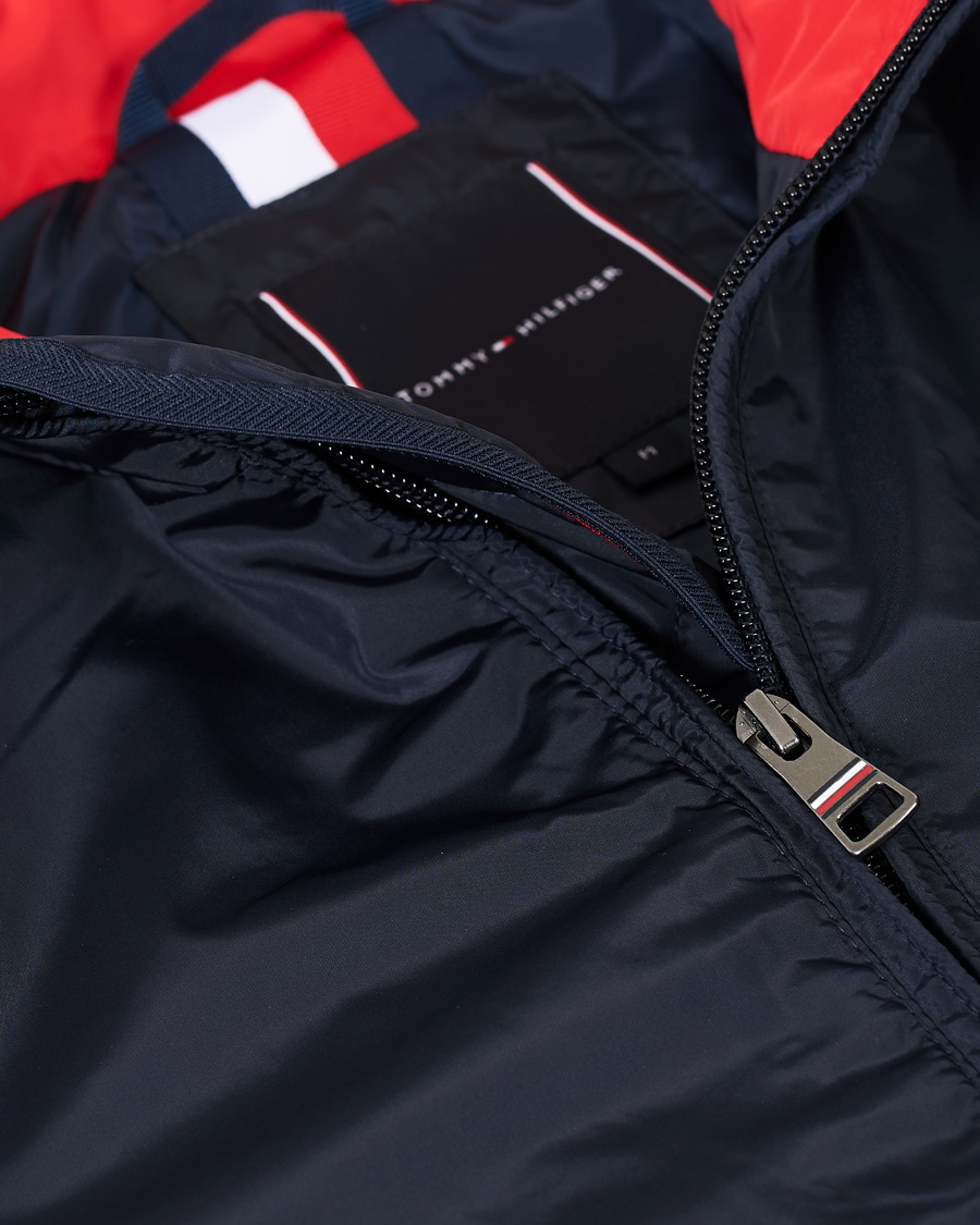 Homme | Manteaux Et Vestes | Tommy Hilfiger | Stripe Rib Bomber Jacket Desert Sky