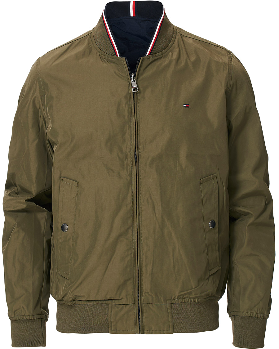 Homme | Manteaux Et Vestes | Tommy Hilfiger | Reversible Bomber Jacket Army Green