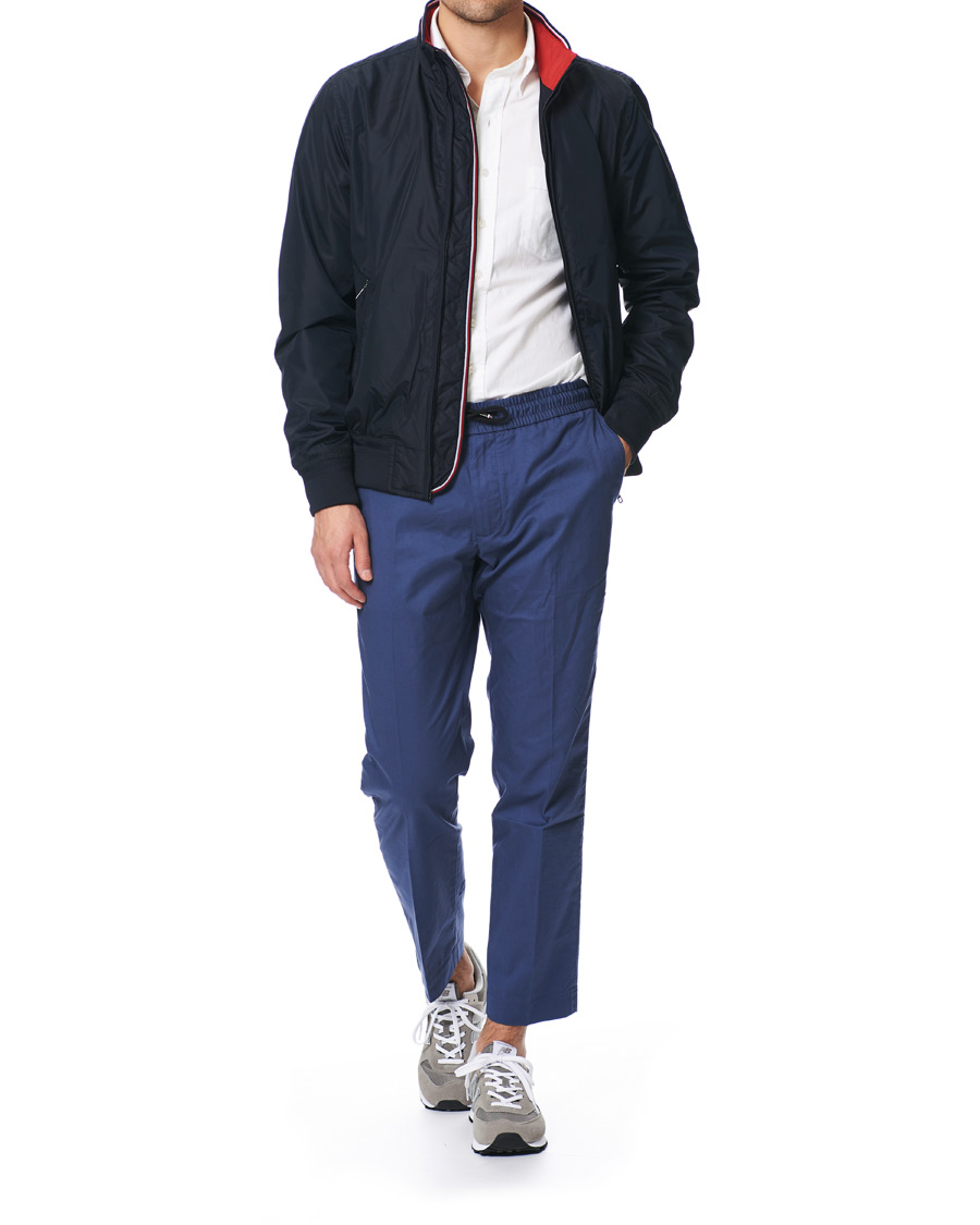 Homme | Pantalons | Tommy Hilfiger | Summer Twill Flex Drawstring Trousers Faded Indigo