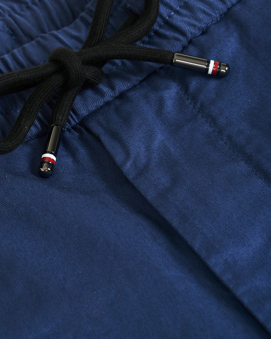 Homme | Pantalons | Tommy Hilfiger | Summer Twill Flex Drawstring Trousers Faded Indigo
