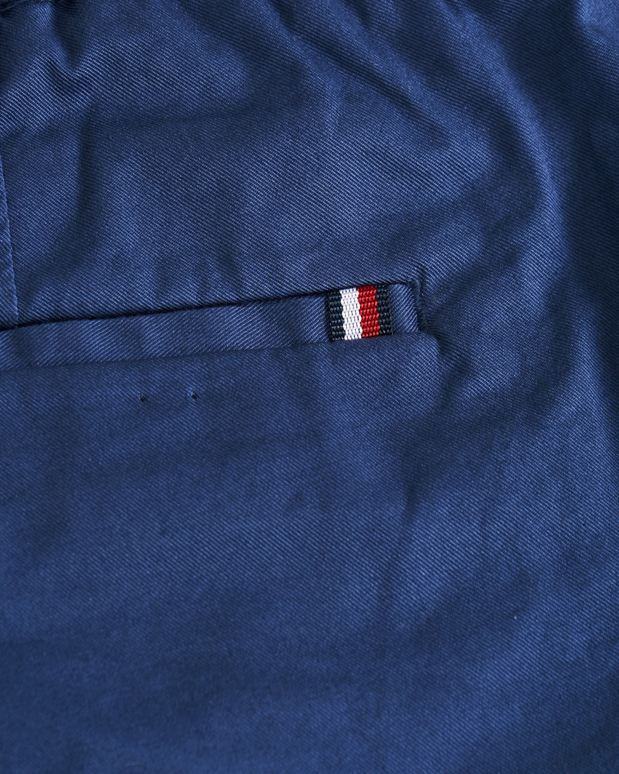 Homme | Pantalons | Tommy Hilfiger | Summer Twill Flex Drawstring Trousers Faded Indigo