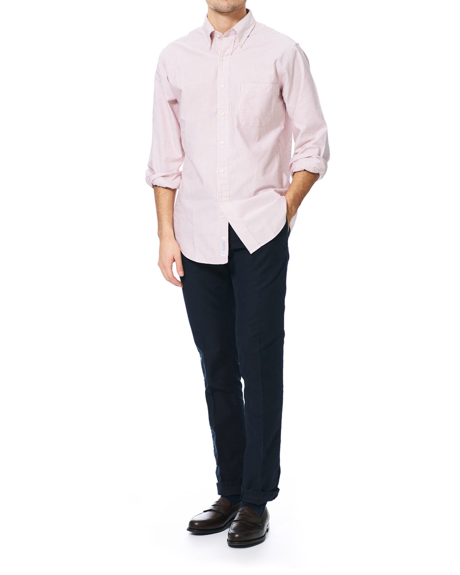 Homme | Chemises | Brooks Brothers | Regent Fit Cotton Oxford Shirt Red/White