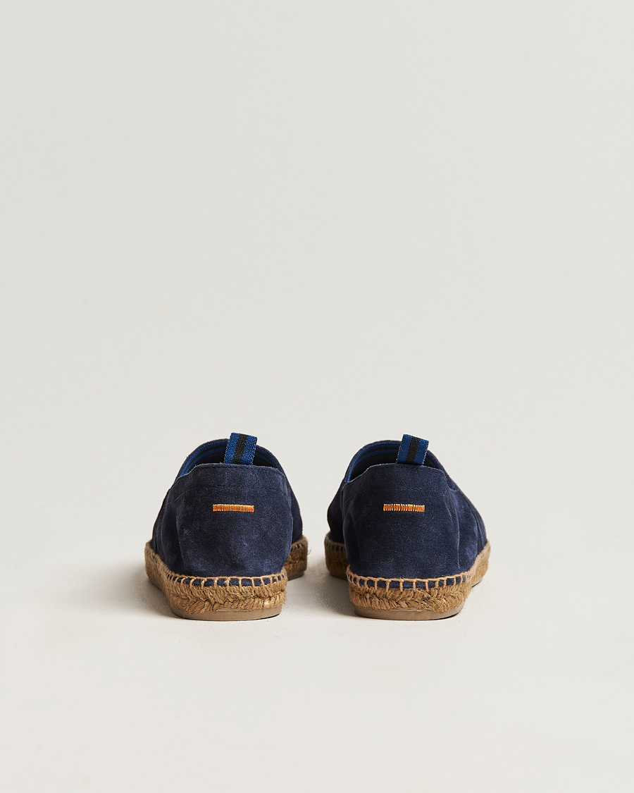 Homme | Castañer Pablo Casual Suede Espadrilles Azul Oscuro | Castañer | Pablo Casual Suede Espadrilles Azul Oscuro