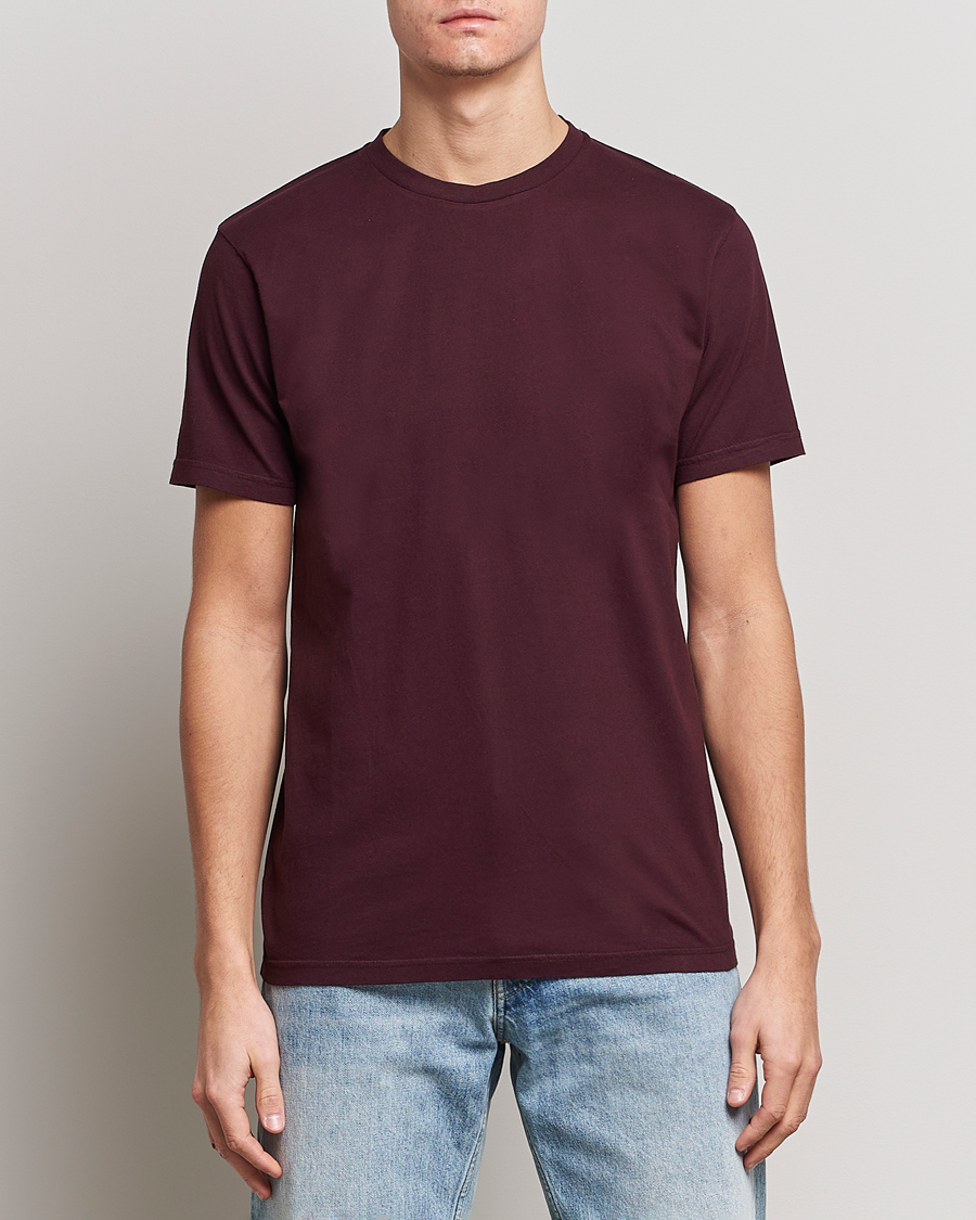 Homme | T-shirts | Colorful Standard | Classic Organic T-Shirt Oxblood Red