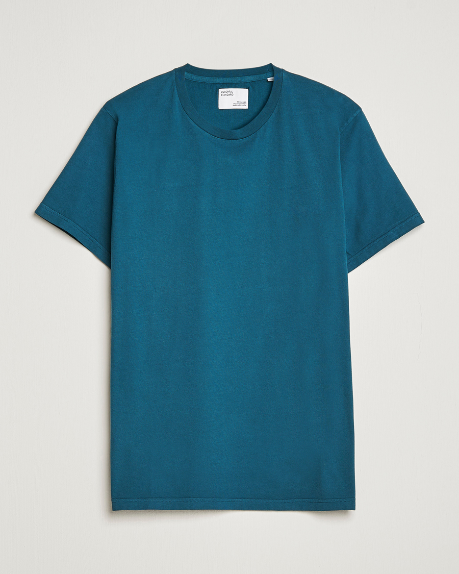 Homme | T-shirts | Colorful Standard | Classic Organic T-Shirt Ocean Green