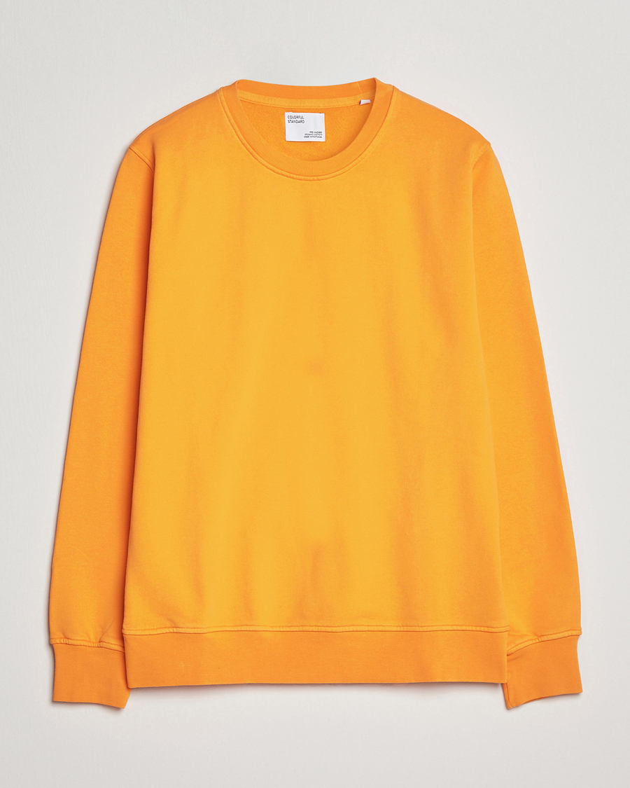 Homme | Pulls Et Tricots | Colorful Standard | Classic Organic Crew Neck Sweat Sunny Orange