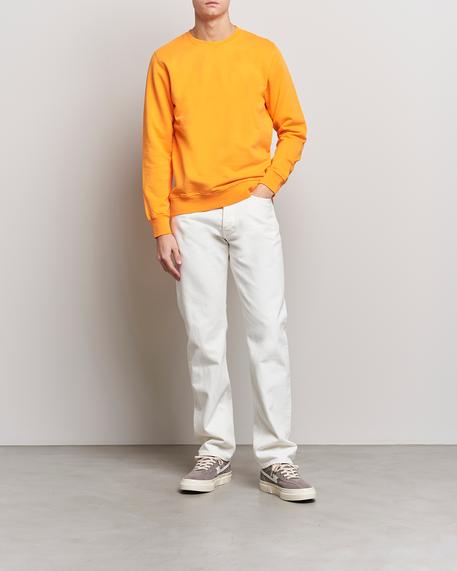 Homme | Pulls Et Tricots | Colorful Standard | Classic Organic Crew Neck Sweat Sunny Orange