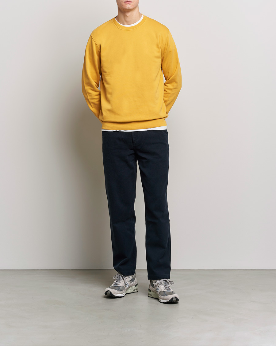 Homme | Pulls Et Tricots | Colorful Standard | Classic Organic Crew Neck Sweat Burned Yellow