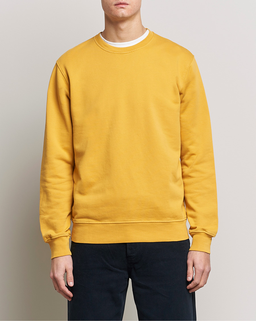 Homme | Sections | Colorful Standard | Classic Organic Crew Neck Sweat Burned Yellow