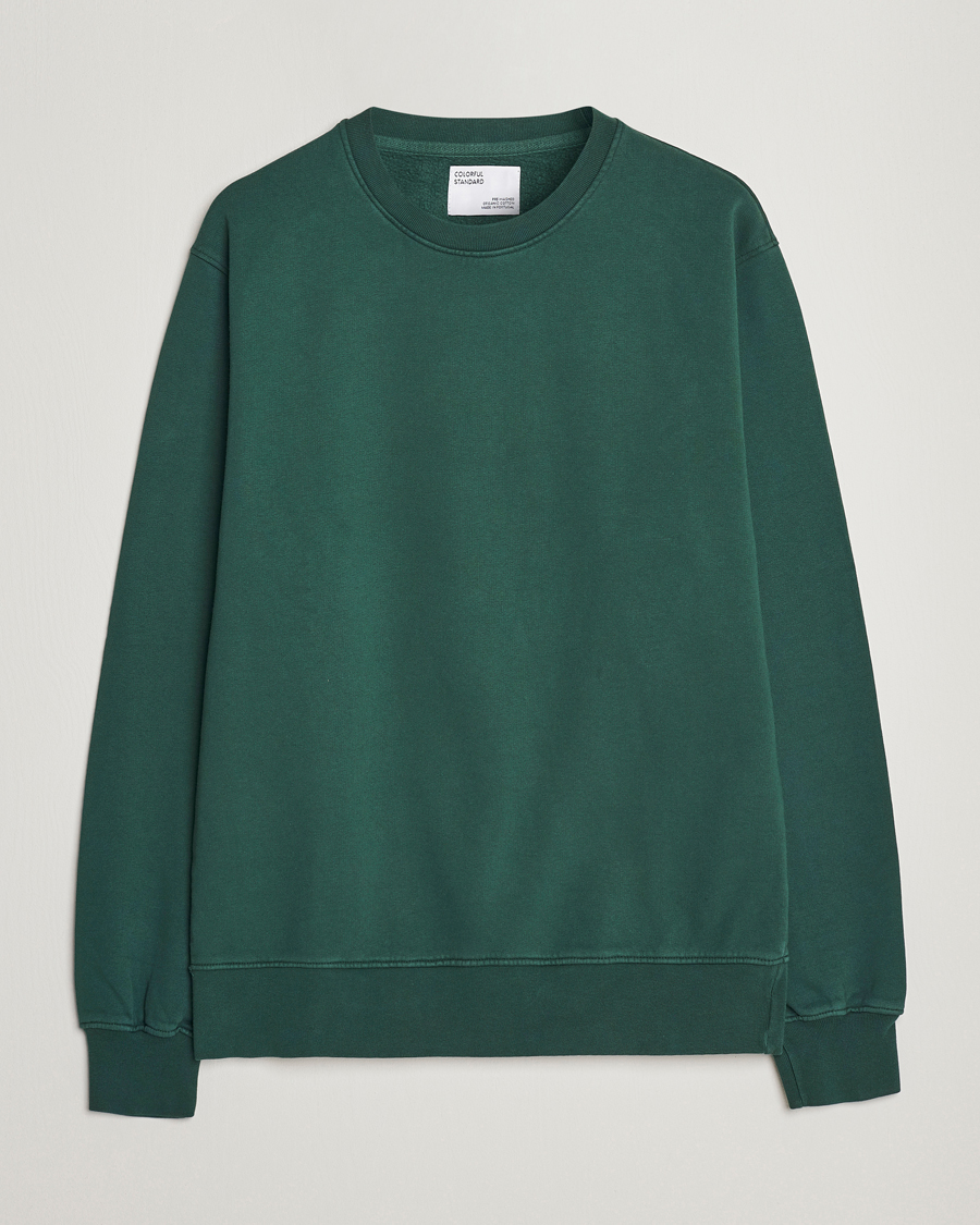Homme | Pulls Et Tricots | Colorful Standard | Classic Organic Crew Neck Sweat Emerald Green