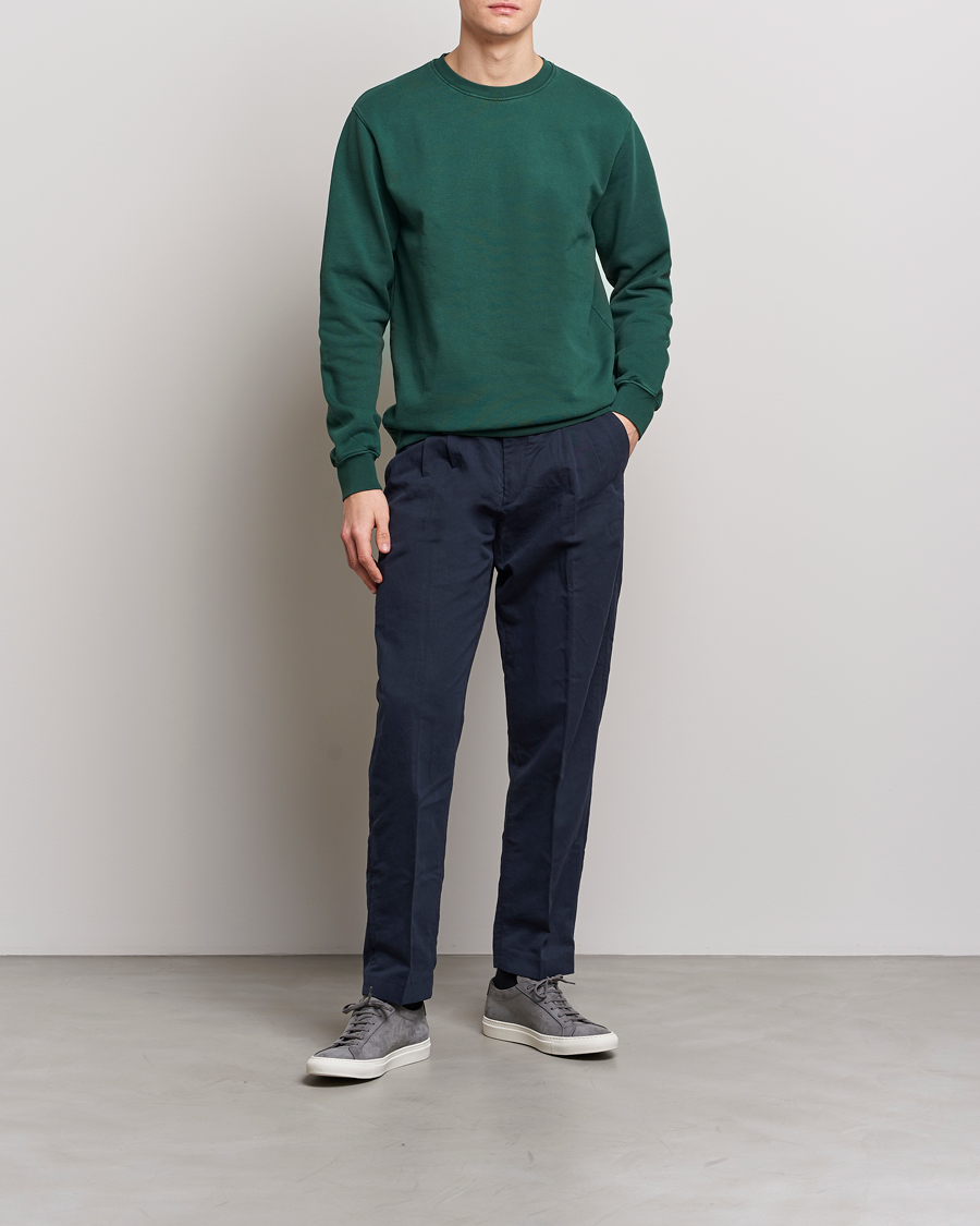 Homme | Pulls Et Tricots | Colorful Standard | Classic Organic Crew Neck Sweat Emerald Green