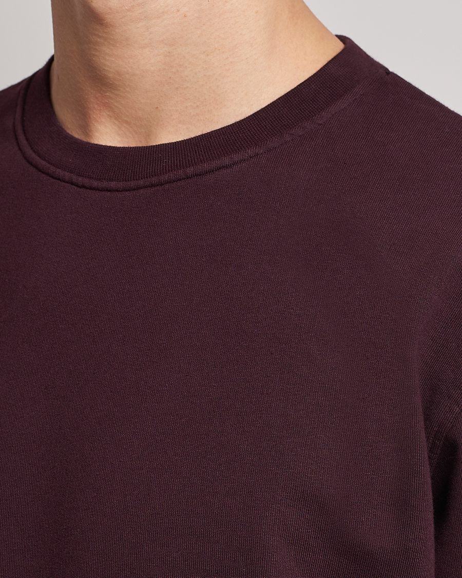 Homme | Pulls Et Tricots | Colorful Standard | Classic Organic Crew Neck Sweat Oxblood Red