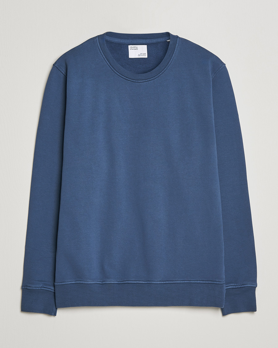 Homme | Pulls Et Tricots | Colorful Standard | Classic Organic Crew Neck Sweat Petrol Blue