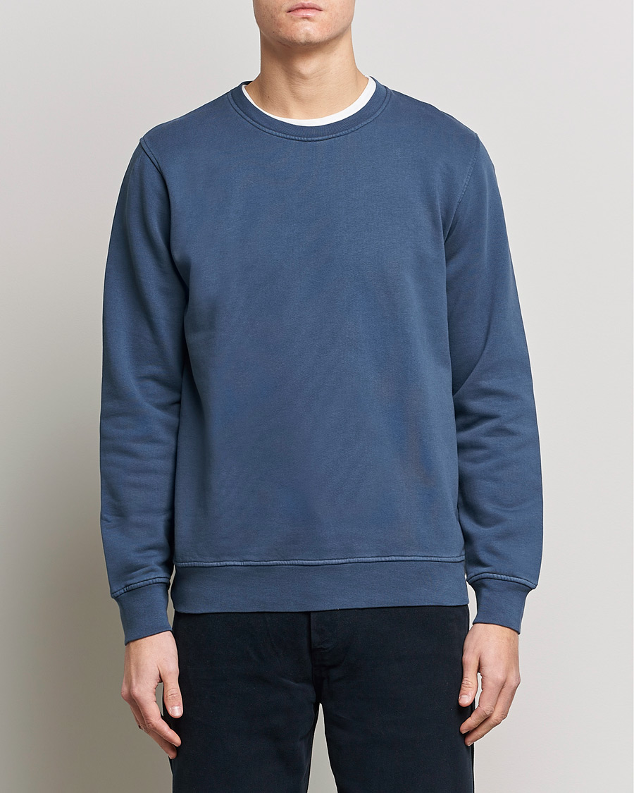 Homme | Pulls Et Tricots | Colorful Standard | Classic Organic Crew Neck Sweat Petrol Blue