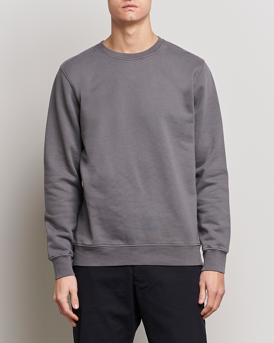 Homme |  | Colorful Standard | Classic Organic Crew Neck Sweat Storm Grey
