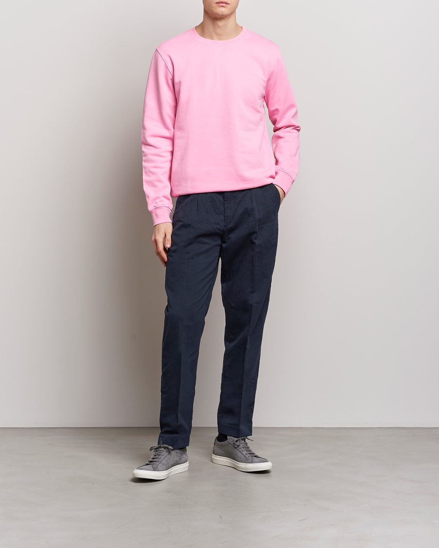 Homme | Pulls Et Tricots | Colorful Standard | Classic Organic Crew Neck Sweat Flamingo Pink