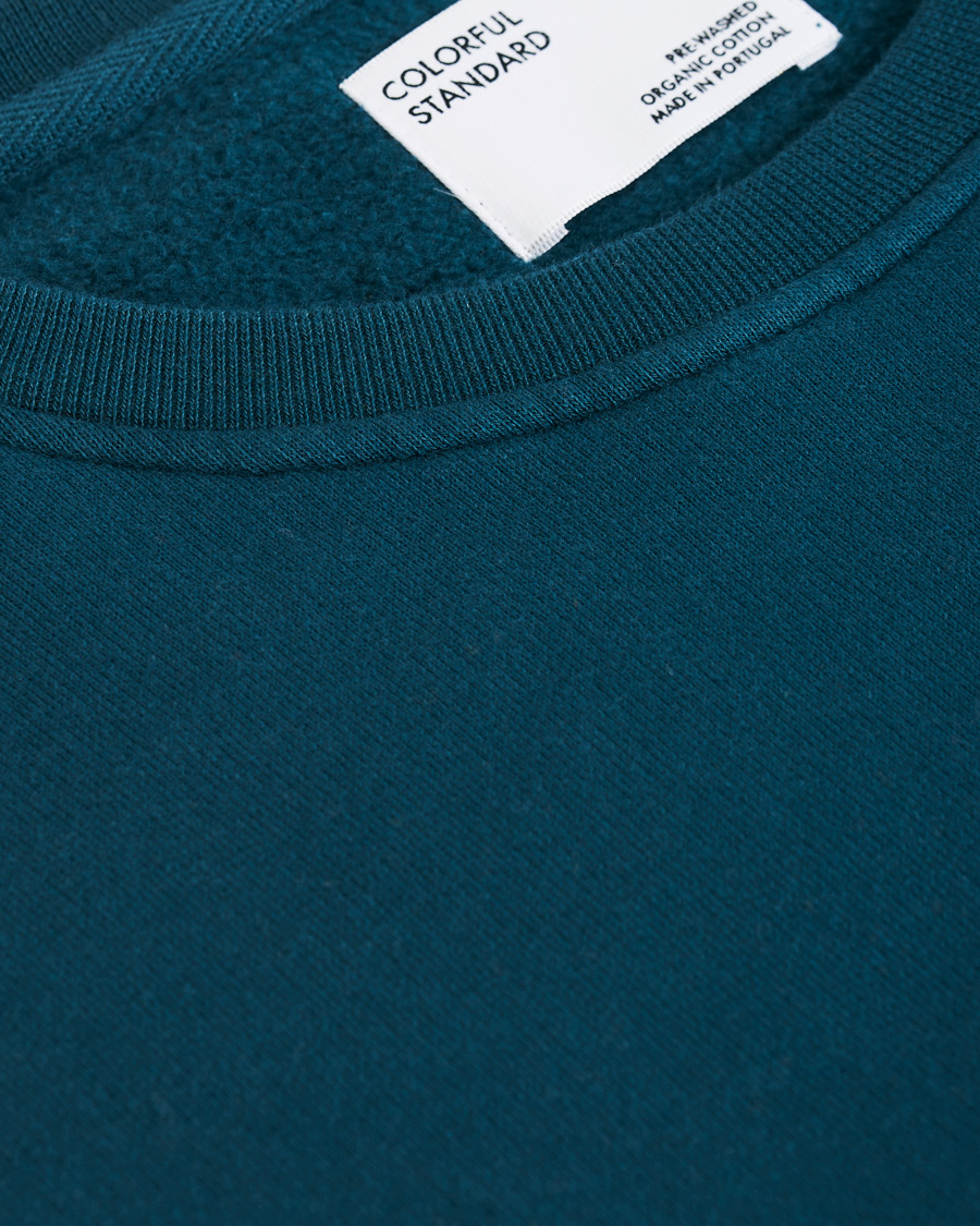 Homme | Pulls Et Tricots | Colorful Standard | Classic Organic Crew Neck Sweat Ocean Green