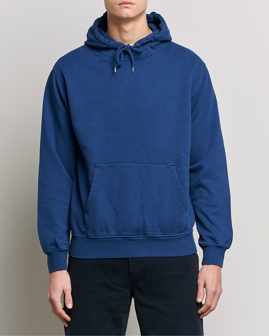 Men | Hooded Sweatshirts | Colorful Standard | Classic Organic Hood Royal Blue