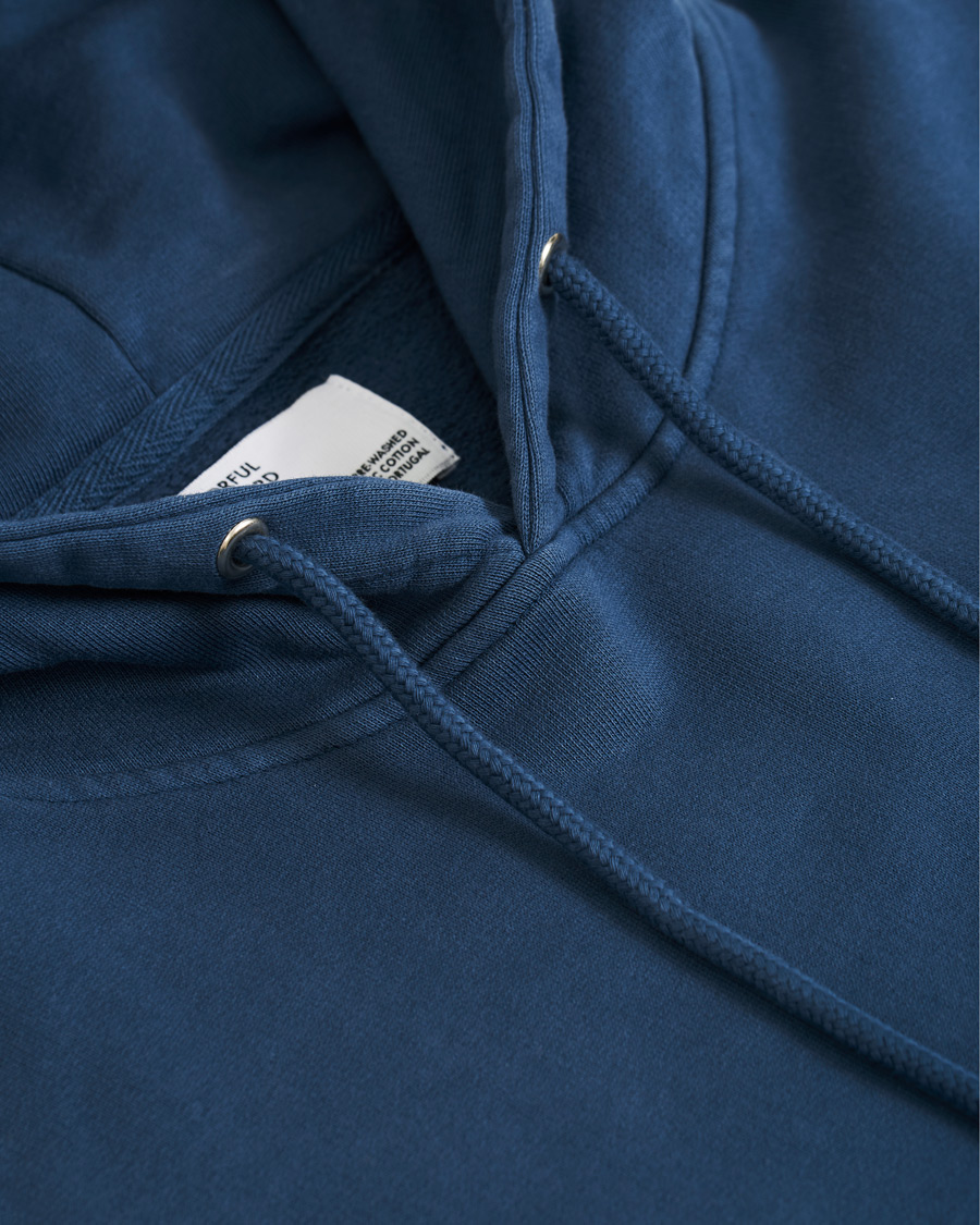 Homme | Pulls Et Tricots | Colorful Standard | Classic Organic Hood Petrol Blue