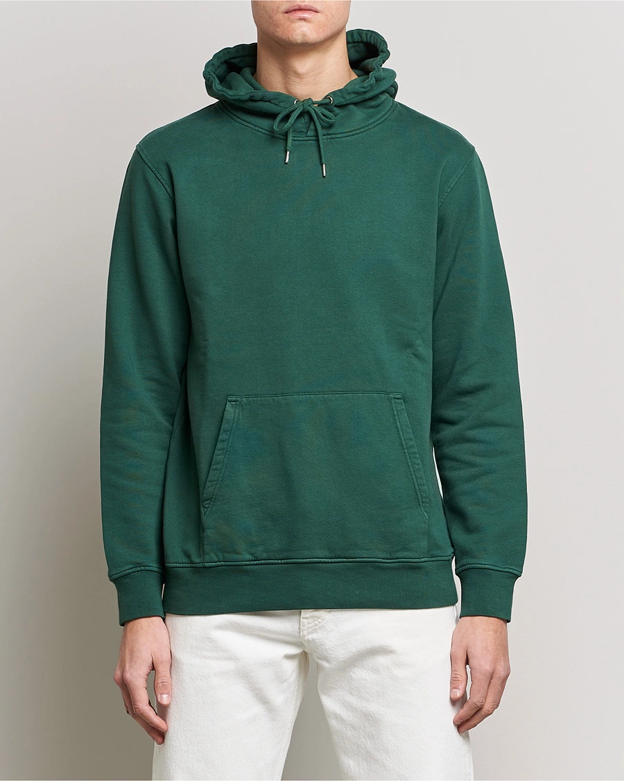 Men | Hooded Sweatshirts | Colorful Standard | Classic Organic Hood Emerald Green