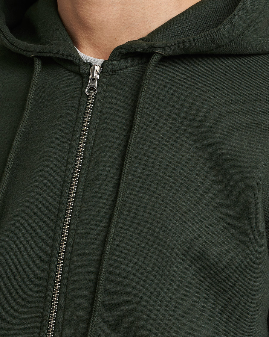 Homme | Pulls Et Tricots | Colorful Standard | Classic Organic Full Zip Hood Hunter Green