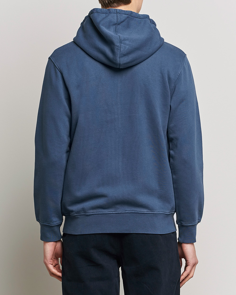 Homme | Pulls Et Tricots | Colorful Standard | Classic Organic Full Zip Hood Petrol Blue