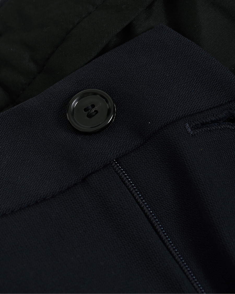 Homme | Pantalons | Filippa K | Samson Loose Fit Pleated Cotton Trousers Navy