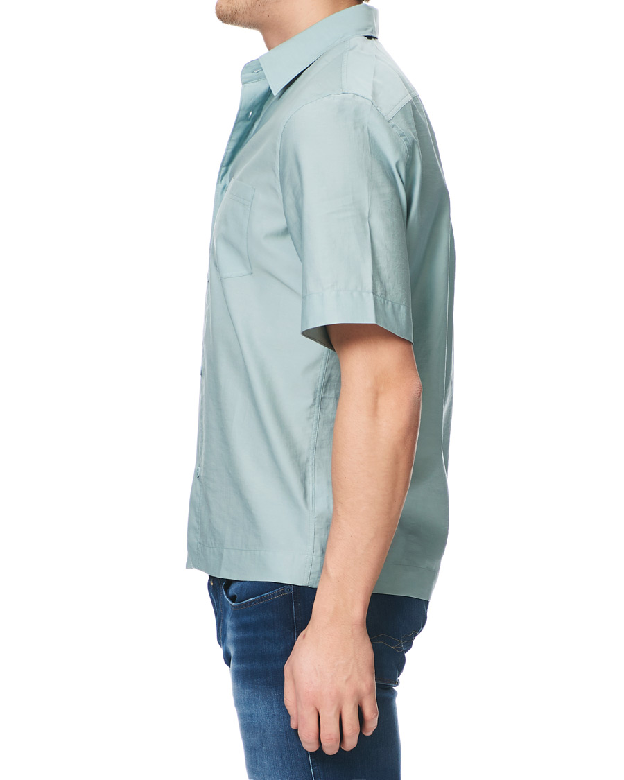 Homme | Chemises | Filippa K | Owen Short Sleeve Shirt Mint Powder