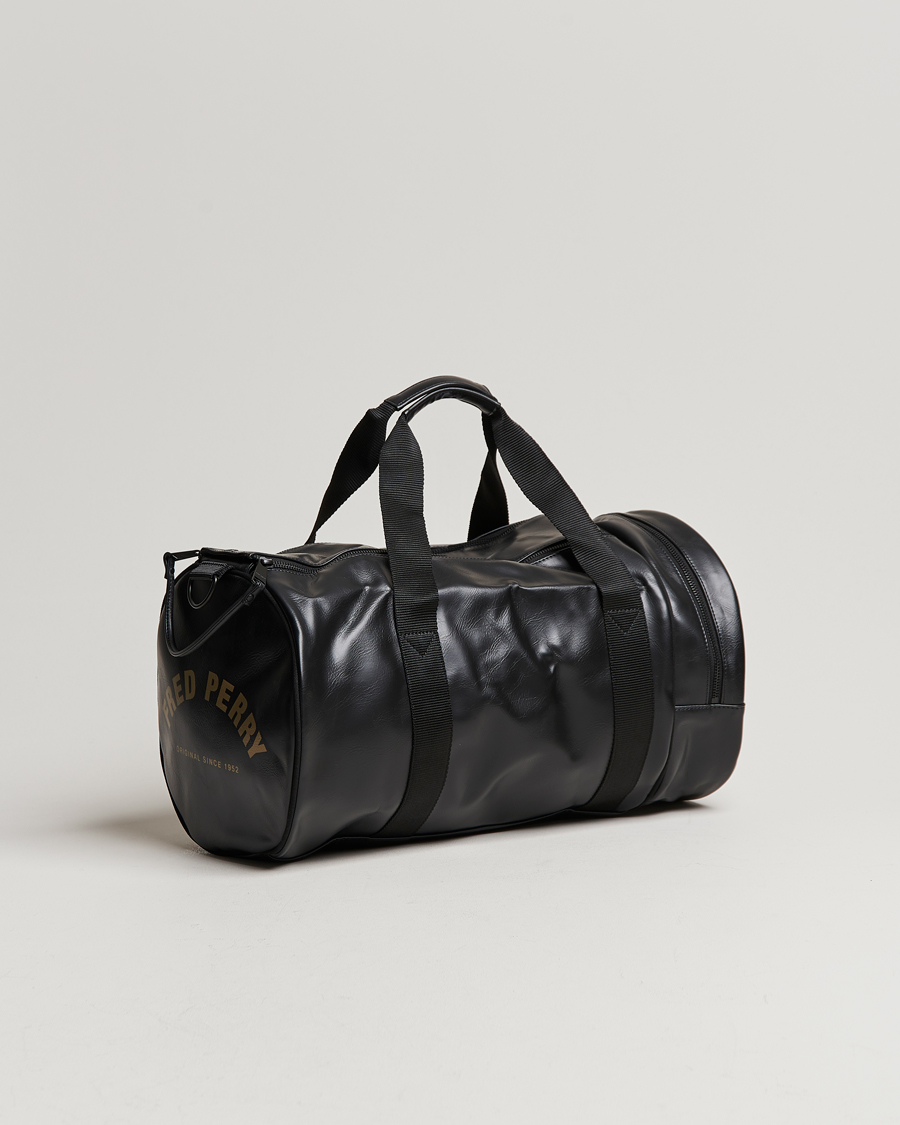 Homme | Fred Perry Tonal Barrel Bag Black | Fred Perry | Tonal Barrel Bag Black