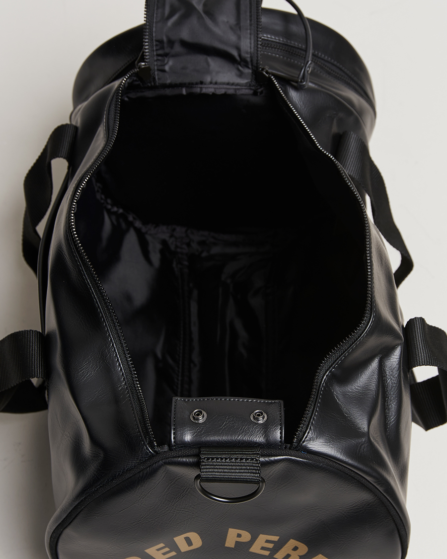 Homme | Fred Perry Tonal Barrel Bag Black | Fred Perry | Tonal Barrel Bag Black