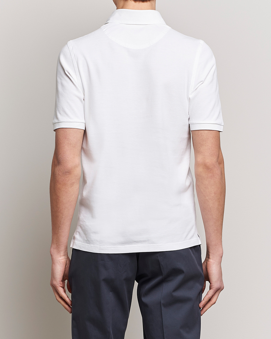 Homme | Polos | Gran Sasso | Washed Polo White