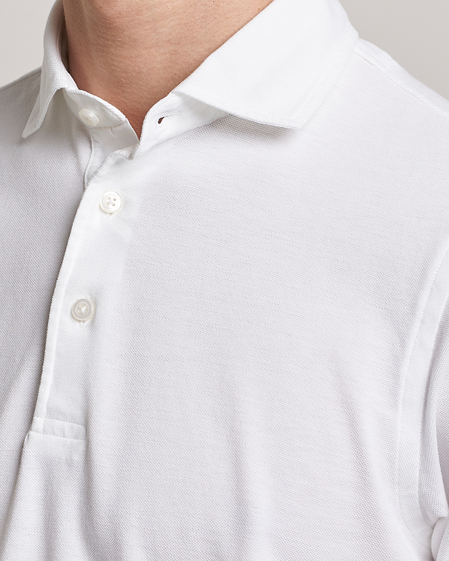 Homme | Polos | Gran Sasso | Washed Polo White