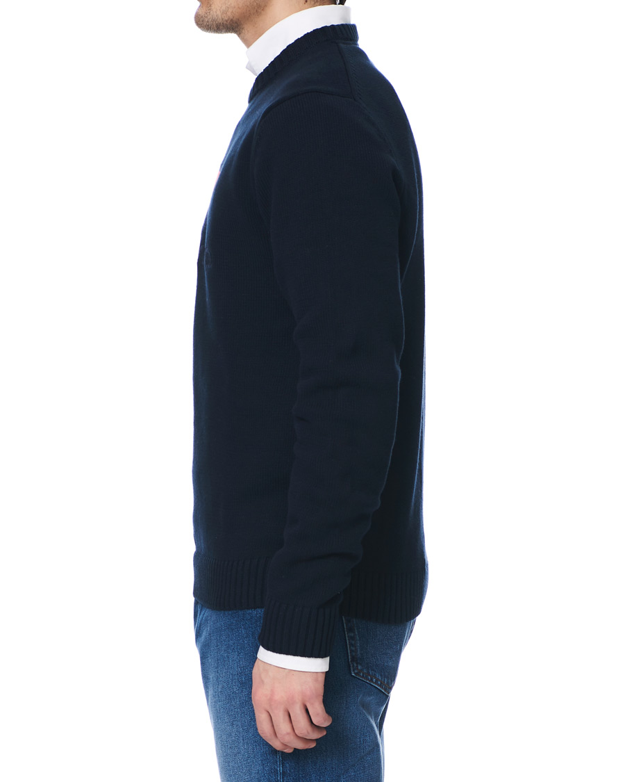 Homme | Pulls Et Tricots | Henri-Lloyd | Henri Lloyd Cross Flag Knitted Crew Neck Navy