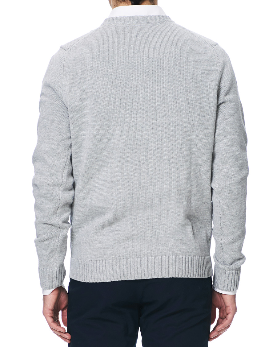 Homme | Pulls Et Tricots | Henri-Lloyd | Henri Lloyd Cross Flag Knitted Crew Neck Grey Melange