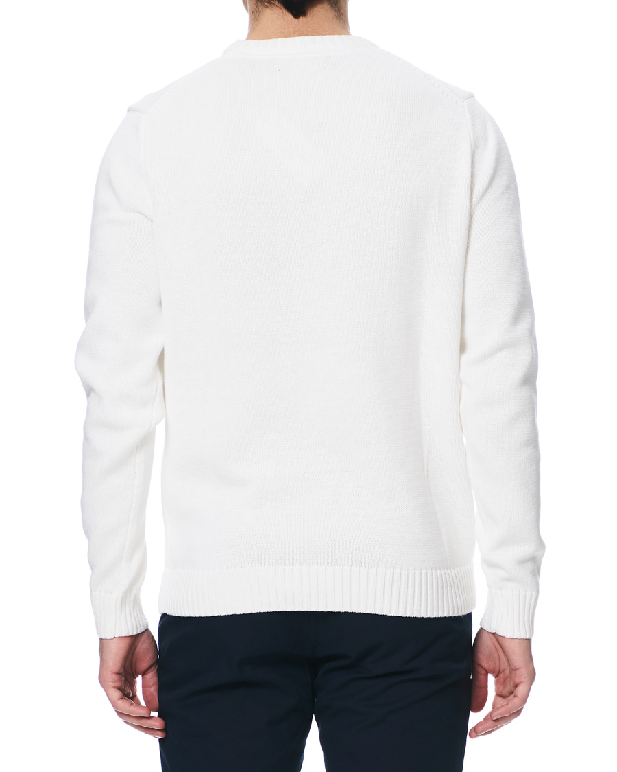 Homme | Pulls Et Tricots | Henri-Lloyd | Henri Lloyd Cross Flag Knitted Crew Neck Off White