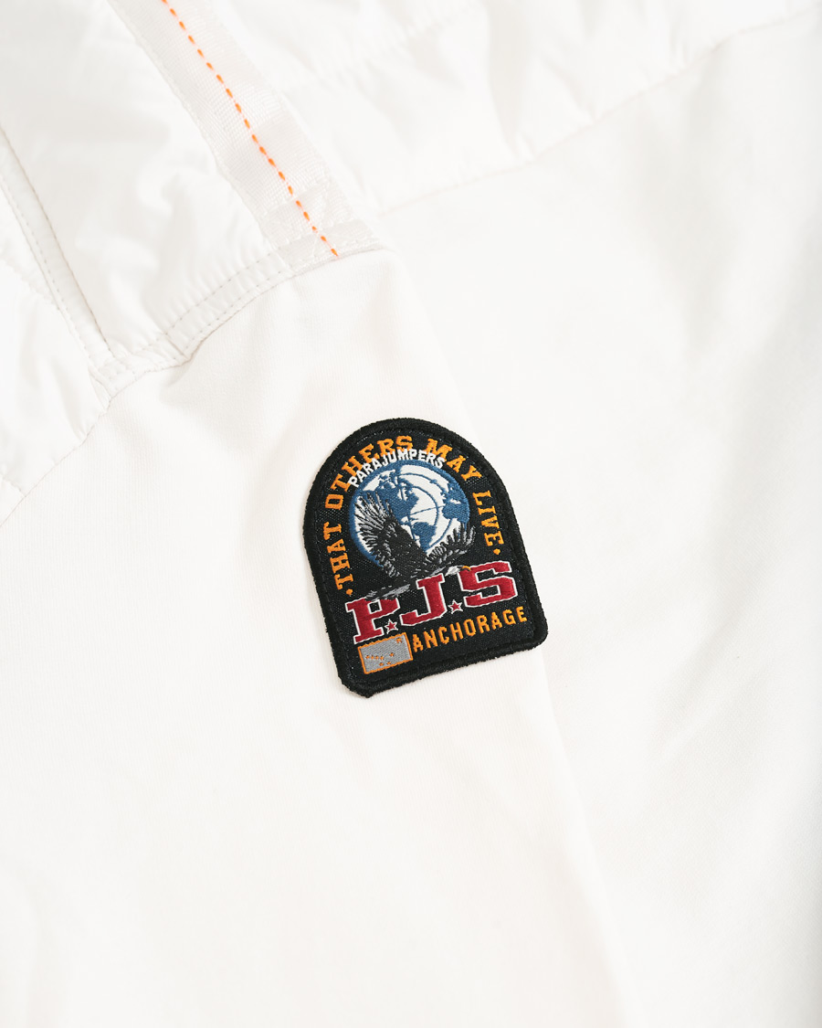 Homme | Manteaux Et Vestes | Parajumpers | Ivor Fleece & Puffer Hooded Jacket White Cream