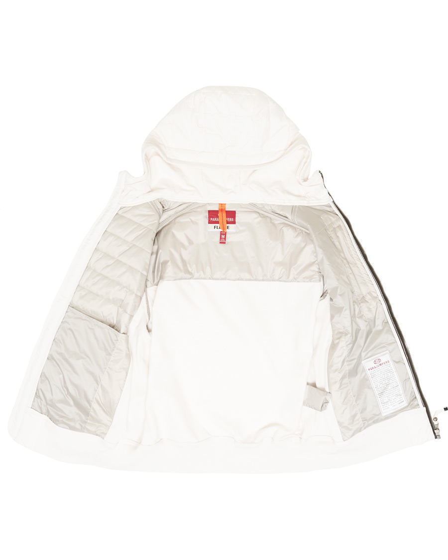 Homme | Manteaux Et Vestes | Parajumpers | Ivor Fleece & Puffer Hooded Jacket White Cream