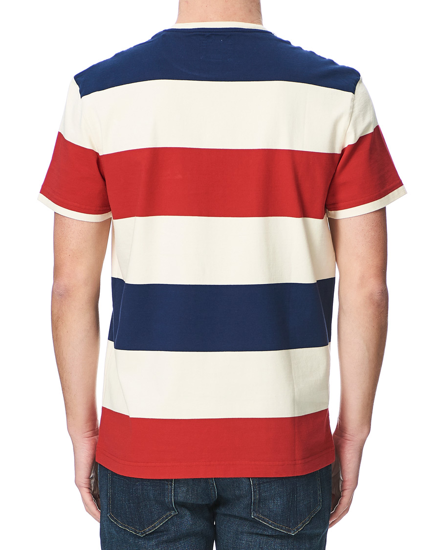 Homme | T-shirts | Kent & Curwen | Stanley Striped Rose Logo Tee Multi