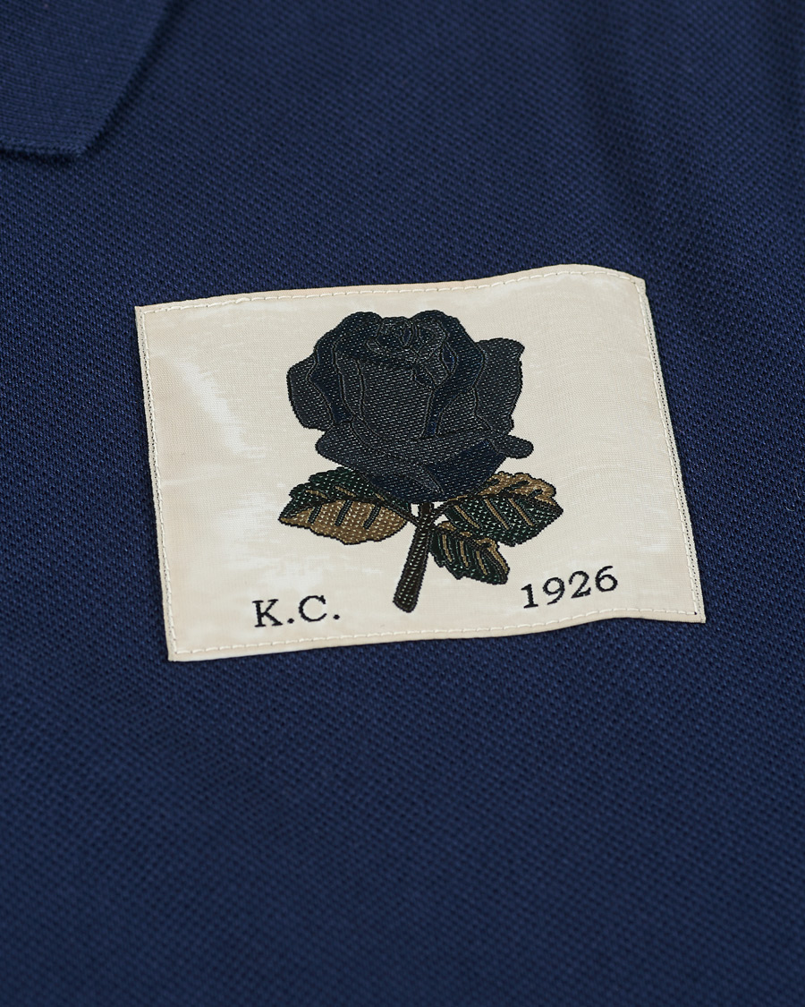 Homme | Polos | Kent & Curwen | Small Rose Polo Navy
