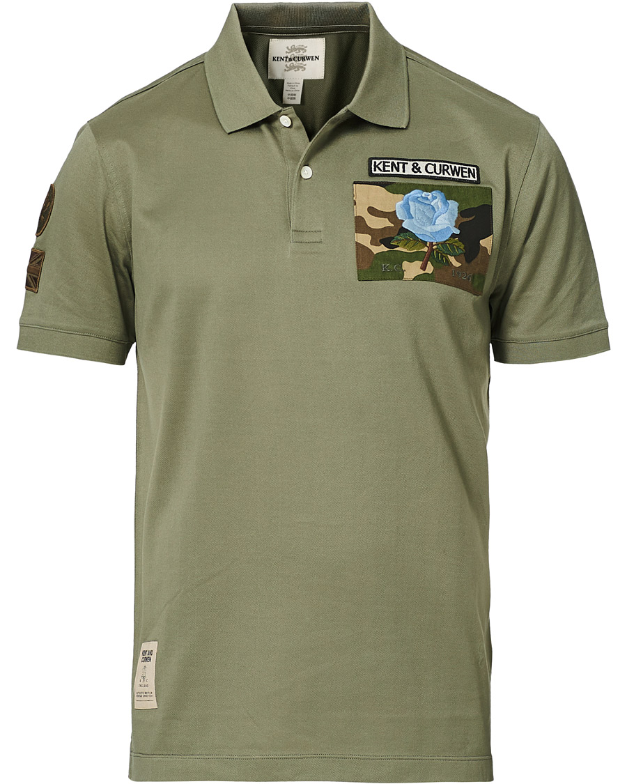 Homme | Polos | Kent & Curwen | Lowther Logo Polo Pingrove